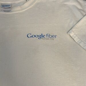 VINTAGE 00’s GOOGLE FIBER KANSAS CITY TEE